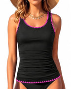 Women's Tummy Control Tankini Top