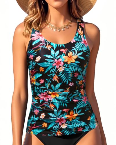 Women's Tummy Control Tankini Top