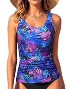 Women's Tummy Control Tankini Top