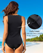 Daci Tummy Control Tankini Top