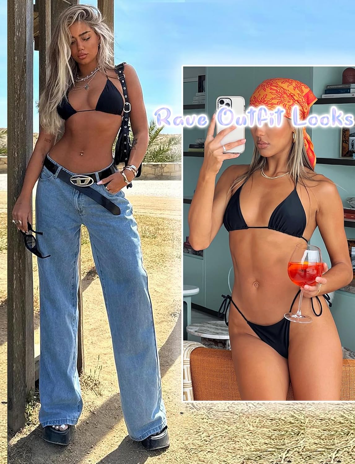 Women's Sexy Triangle Bikini Top